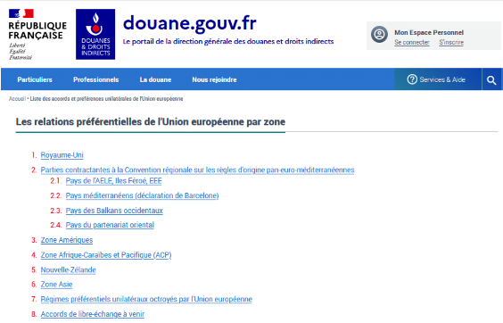 Exportateur enregistré (REX) - Exportateur agréé (EA)